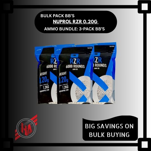 BULK DEALS:  Nuprol 0.20g BB's (3 Pack), SAVE BIG with our BULK AMMO DEALS